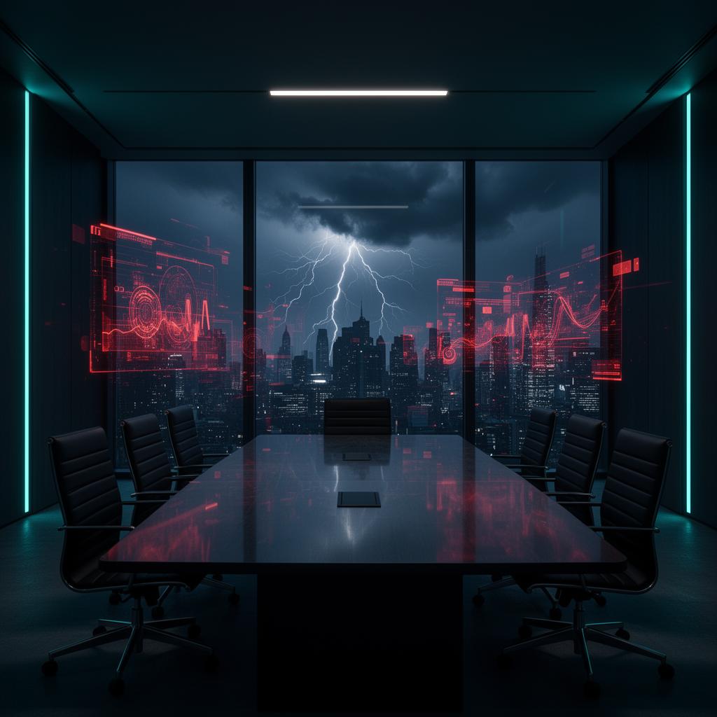 Crisis Leadership Masterclass - Executive boardroom scene